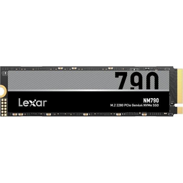 Lexar [해외] Lexar 렉사 2TB NM790 SSD PCIe Gen4 NVMe M.2 2280 내장형 솔리드 스테이트 드라이브 최대 7400 6500MB s 읽기 쓰기 속도 PS5 호환