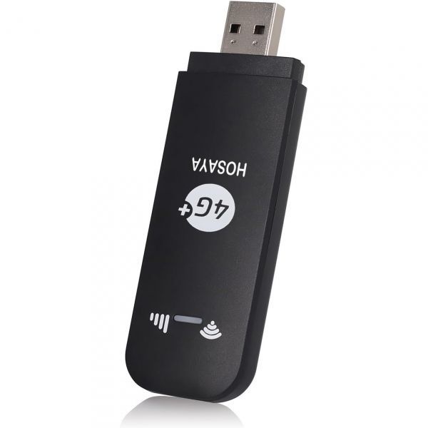 HOSAYA [해외] 휴대용 와이파이 4G 유심 카드 모뎀 최대 10명 LTE 라우터 슬롯 포함 고속 여행용 핫스팟 미니 USB 나노 지원 컴팩트