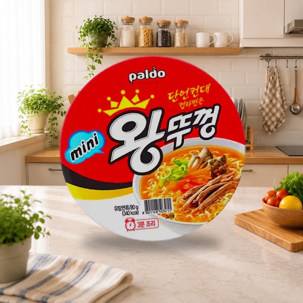 팔도 미니왕뚜껑 80g 16입 2박스