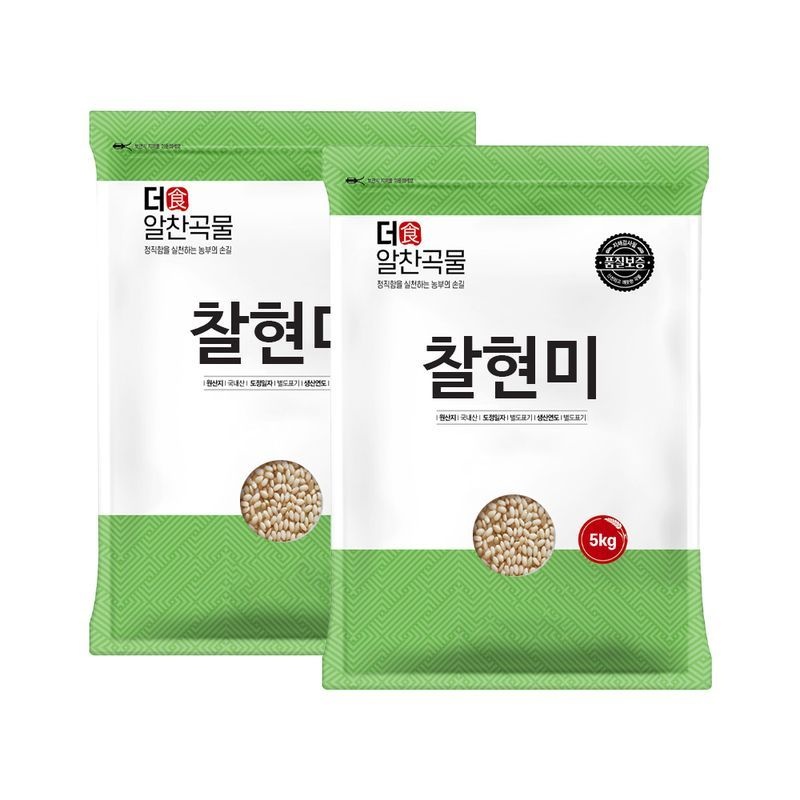 대한농산 [더알찬곡물] 국산 찰현미 10kg (5kgx2봉) 찹쌀현미