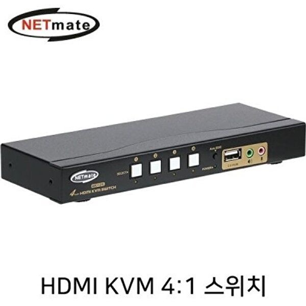 고품질 HDMI KVM 4대1 스위치(USB 케이블 포함) 네트워크용품 네트워크기타 네트웍장비 데이터장비 W76158C
