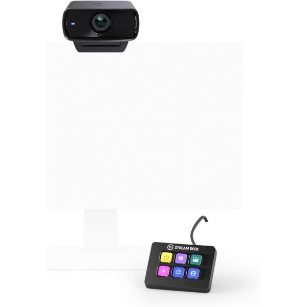 [해외] Elgato 엘가토 Facecam MK.2 Stream Deck Mini 스트리밍 게임 화상 통화 녹화에 최적화된 프리미엄 풀 HD 웹캠으로 완벽한 통