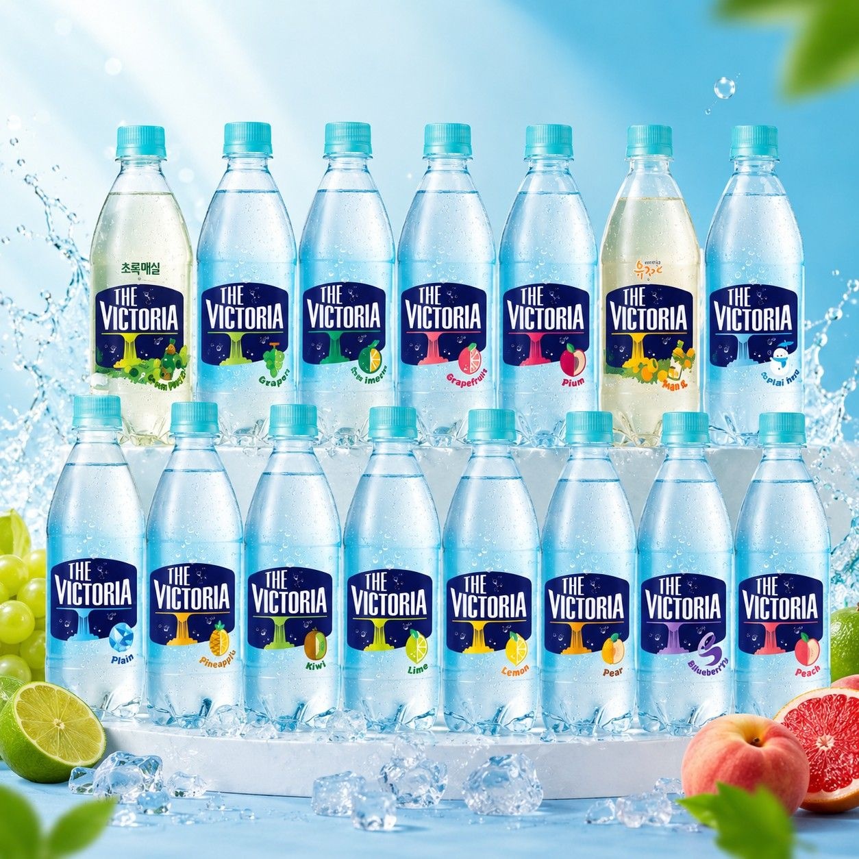 웅진 20+20 더빅토리아 탄산수 /탄산음료 500ml 21종 골라담기 (총 2박스/분리배송)Spring water