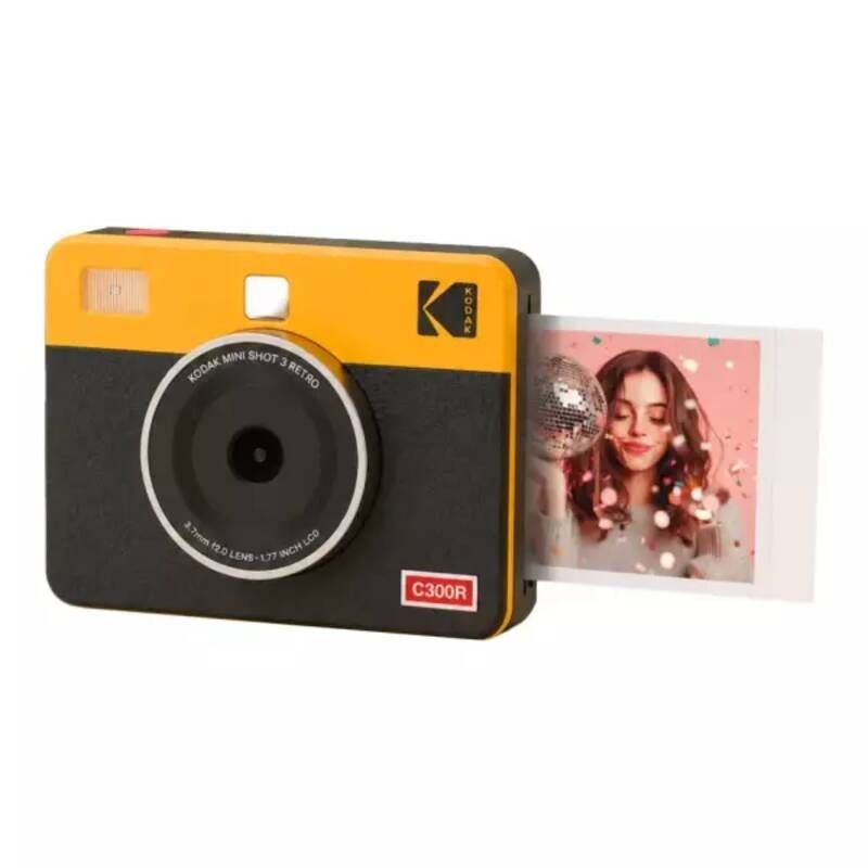 UnKnown KODAK 코닥 미니샷3 레트로 C300R (카트리지 8매 내장) 카메라 포토프린터 즉석카메라 사진인화기 483683