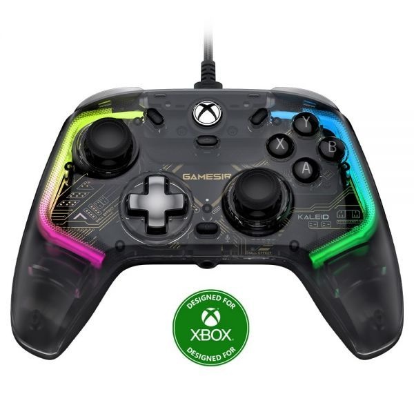 [해외] GameSir Kaleid 유선 컨트롤러 Xbox 시리즈 X S One Windows 10 11 Steam 호환 플러그 앤 플레이 게이밍 게임패드 홀 효과 조이