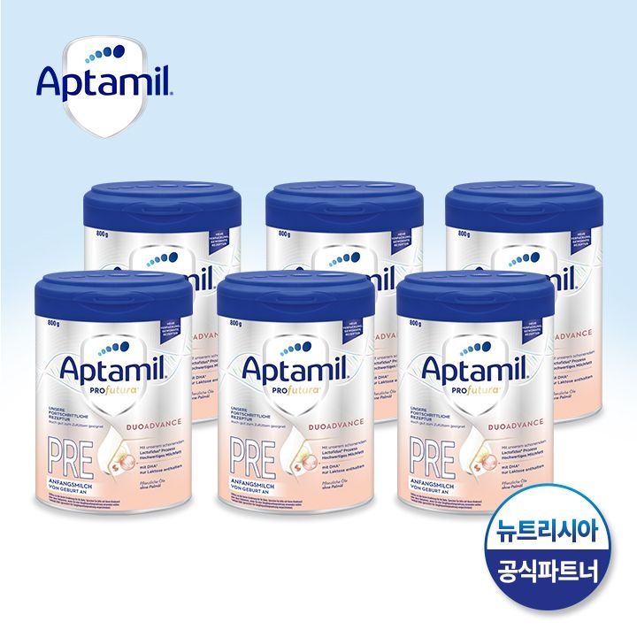 [독일내수용-독일발송][공식파트너] 압타밀 프로푸트라 프레 800g x 6통 세트