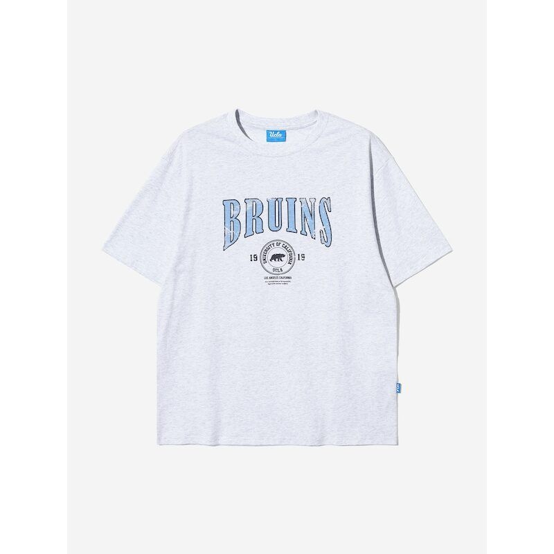 남녀공용 UCLA 캠퍼스 멀티 아트웍 반소매 티셔츠 L-M-GREY UCRSTK1_12 1404472