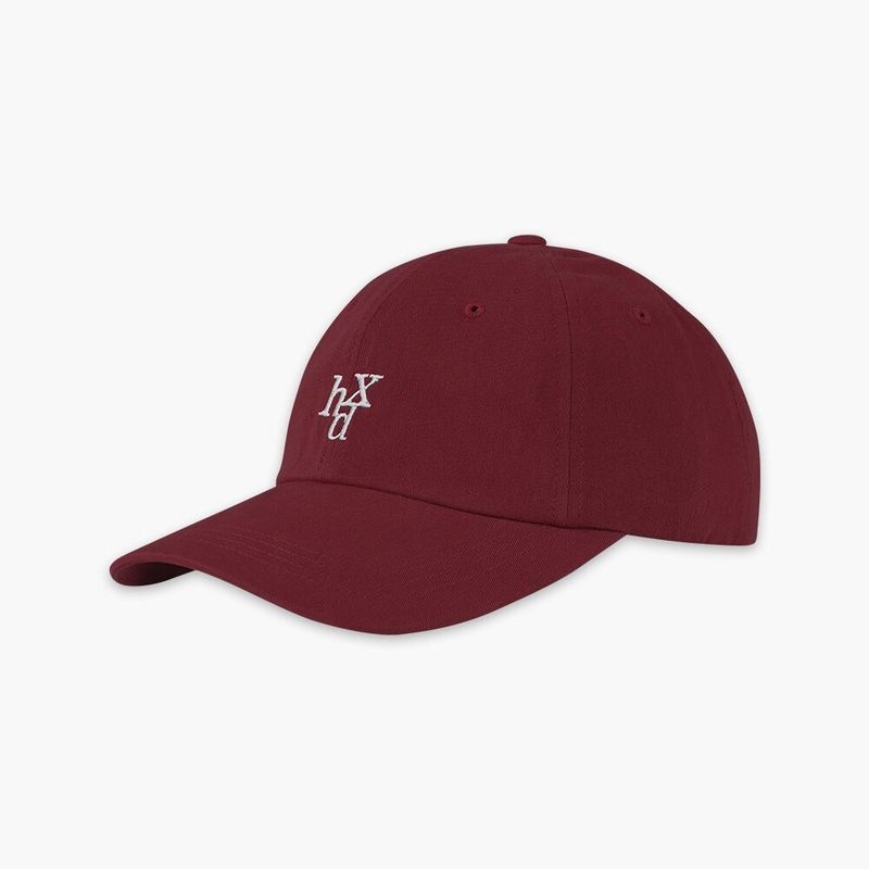 HDEX 에이치 시그니처 로고 워시드 볼캡 Deep Red 92K765 21C705