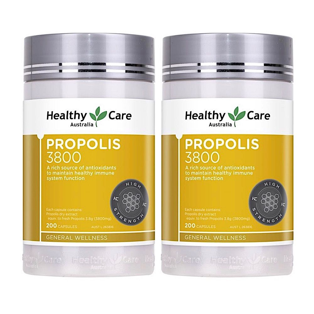 [해외] Healthy Care 헬시 케어 프로폴리스 3800mg 200정 2개 Ultra Premium Propolis