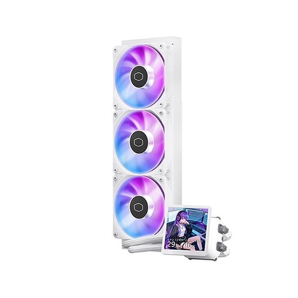 UnKnown 쿨러마스터 MasterLiquid Core LCD 360 ARGB CPU쿨러 화이트 4163921