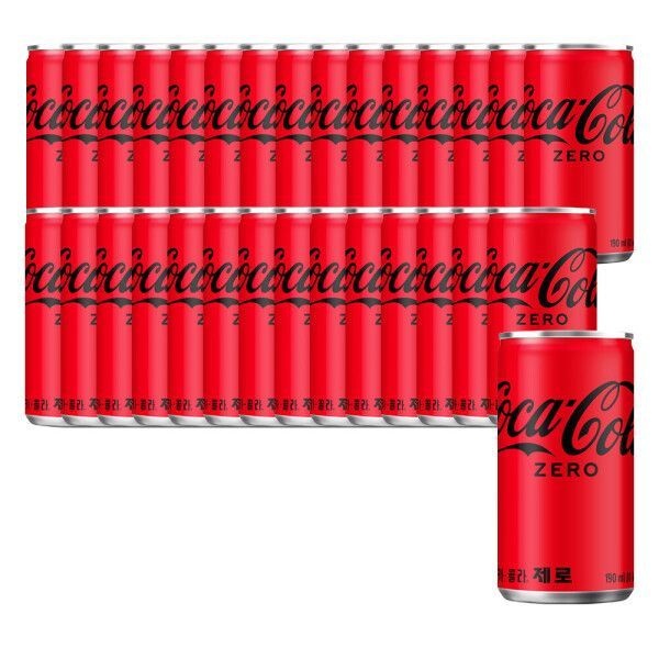 코카콜라 제로 코카콜라제로 190ml 30캔 (1박스) 728930