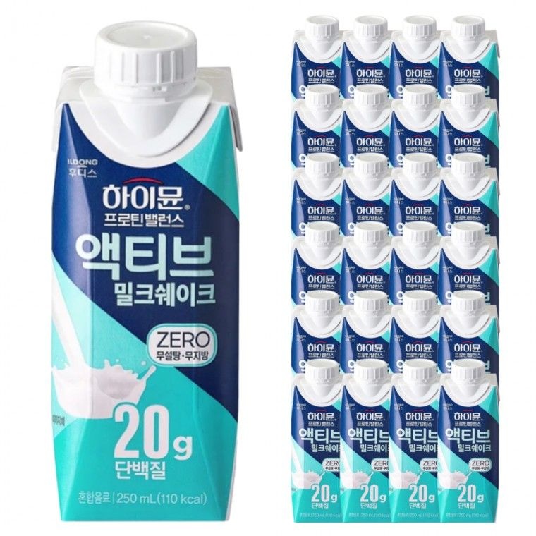 하이뮨 액티브 단백질 음료 프로틴 밸런스 250ml 24개 오리지널 마시는 드링크 밀크 (배송을 위한 제3자 제공에 동의합니다(YES))