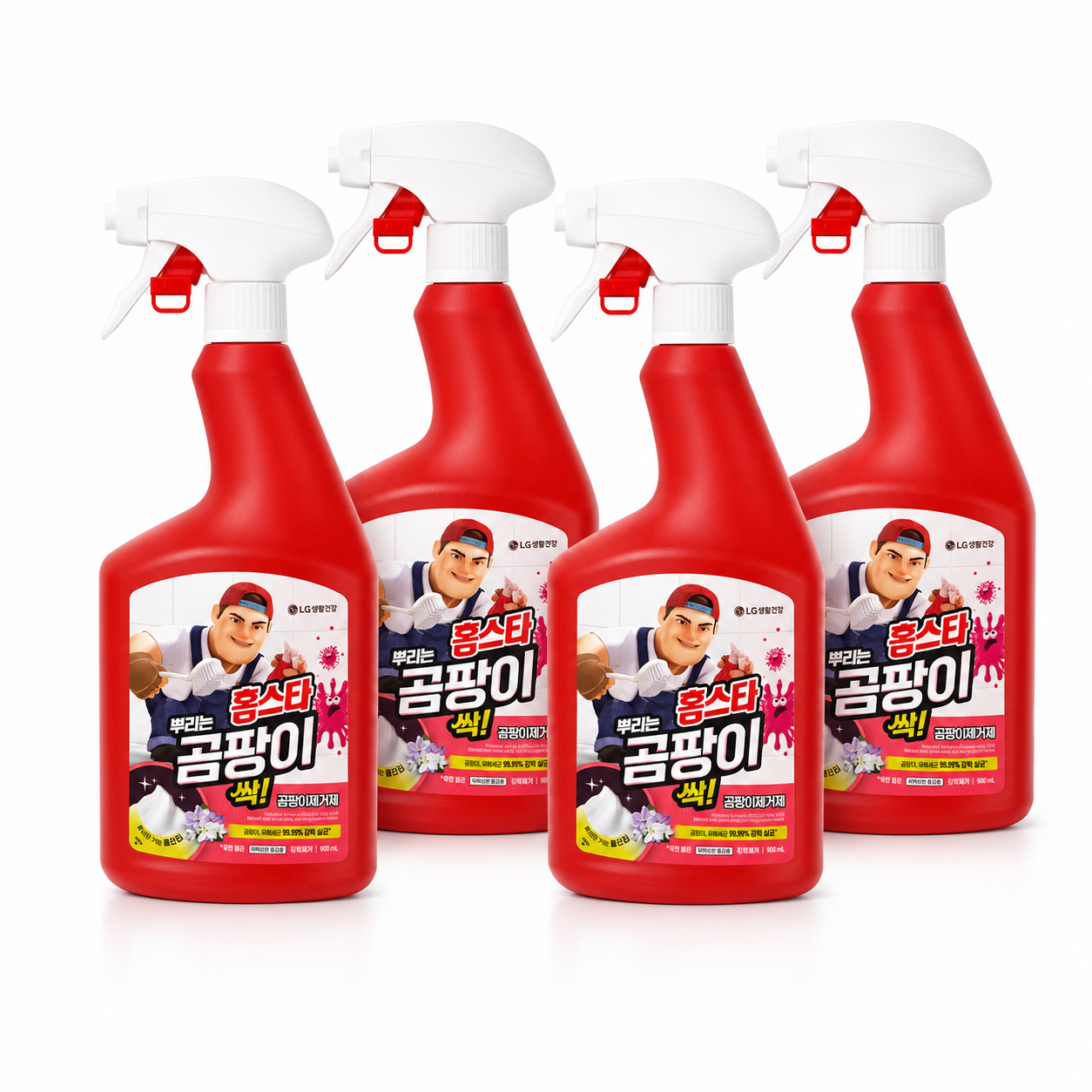 홈스타 뿌리는곰팡이싹 900ml x 4개