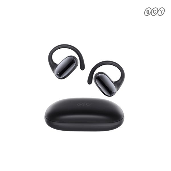 QCY 블루투스 이어폰 공기전도 T30 AIR 블랙 4079733