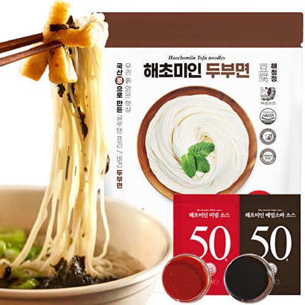 [해초미인]해초미인 두부면 18입 + 비빔소스 10입 + 메밀소스 8입