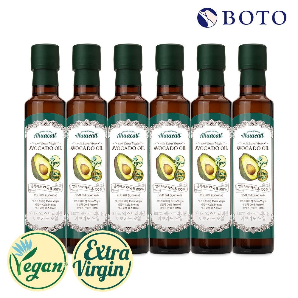[보뚜] 아후카틀 엑스트라버진 아보카도오일 250ml x 6병
