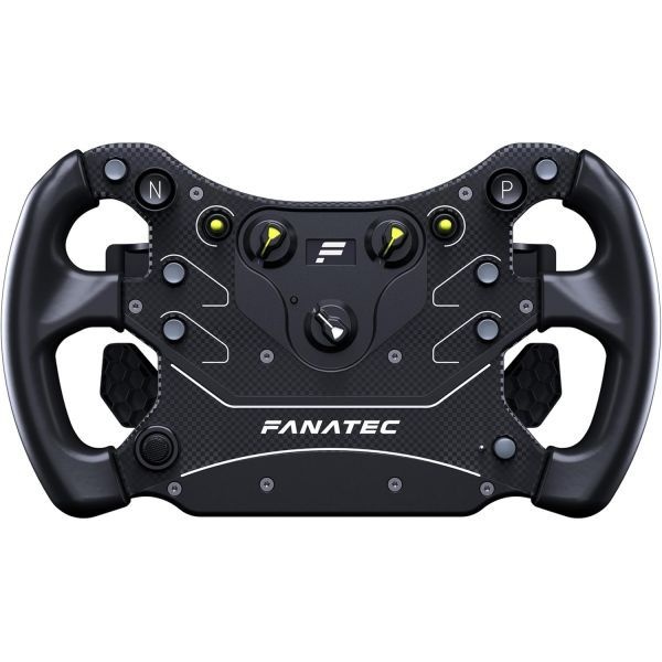 [해외] Corsair 커세어 Fanatec 파나텍 Sim Racing CSL 스티어링 휠 GT3 – 오버몰딩 그립 맞춤형 마그네틱 시프터 듀얼 아날로그