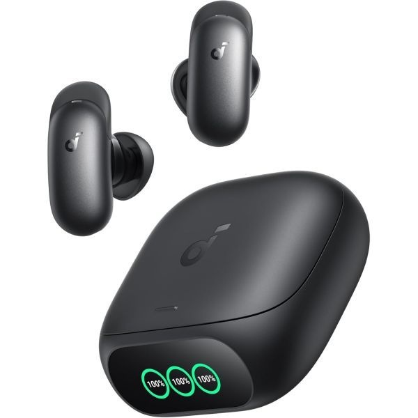 Soundcore [해외] Dolby Atmos에 최적화된 Anker Soundcore 앵커 사운드코어 Liberty 5 Pro(블루투스 6.1) 디스플레이 무선 충전 멀티 포인트 | 4.