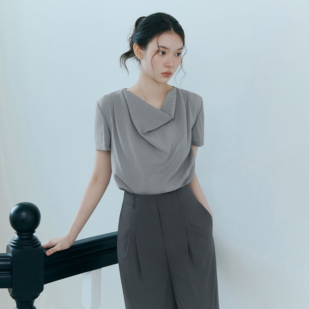 [26 S/S] 드레이프 카울넥 블라우스 ITQ5ZBL880