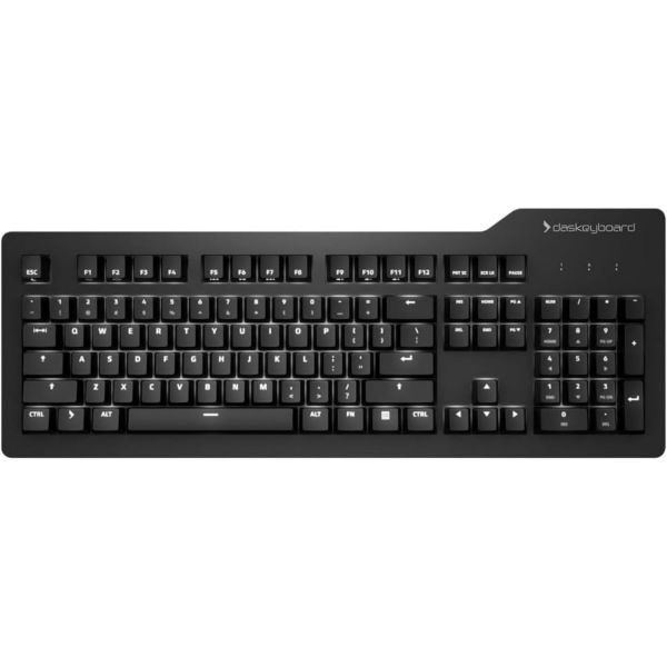 [해외] Das 다스 키보드 Prime 13 Mark II 백라이트 유선 기계식 Cherry MX2A Silent Red 스위치 깔끔한 흰색 LED 키 USB 패스스루 알루