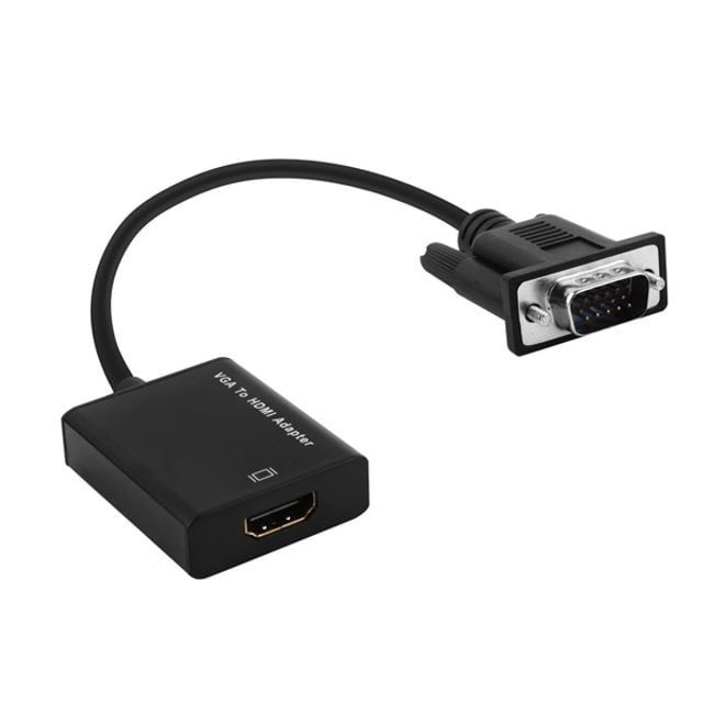 이지넷유비쿼터스/넥스트유 VGA RGB TO HDMI 변환 젠더 컨버터 모니터 케이블선
