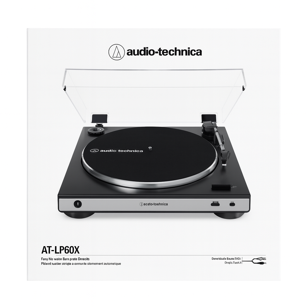 오디오테크니카 턴테이블 AT-LP60X 블랙