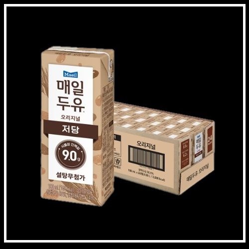 매일두유 오리지널 저당 설탕무첨가 190mlX24팩