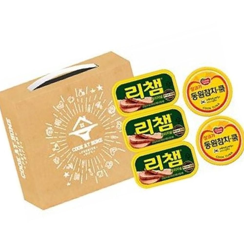 추석 명절 동원참치 행복2호 참치캔 보험 직원 가족 부모님 거래처 모임 답례품 선물세트