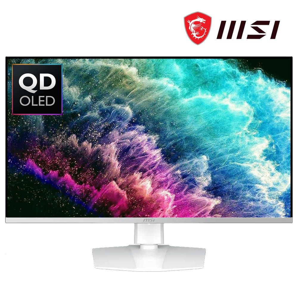 MSI 80cm(32인치) QD OLED 4K UHD 240Hz 지싱크 게이밍 PC 모니터 화이트 321URXW