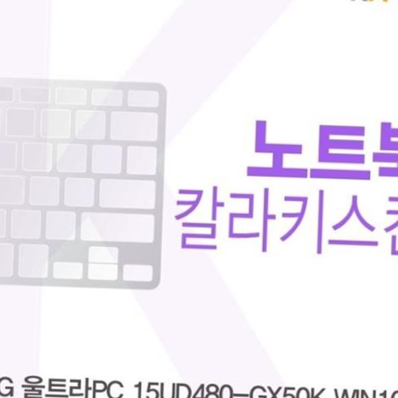 LG 울트라PC 15UD480-GX50K WIN10용 칼라키스킨