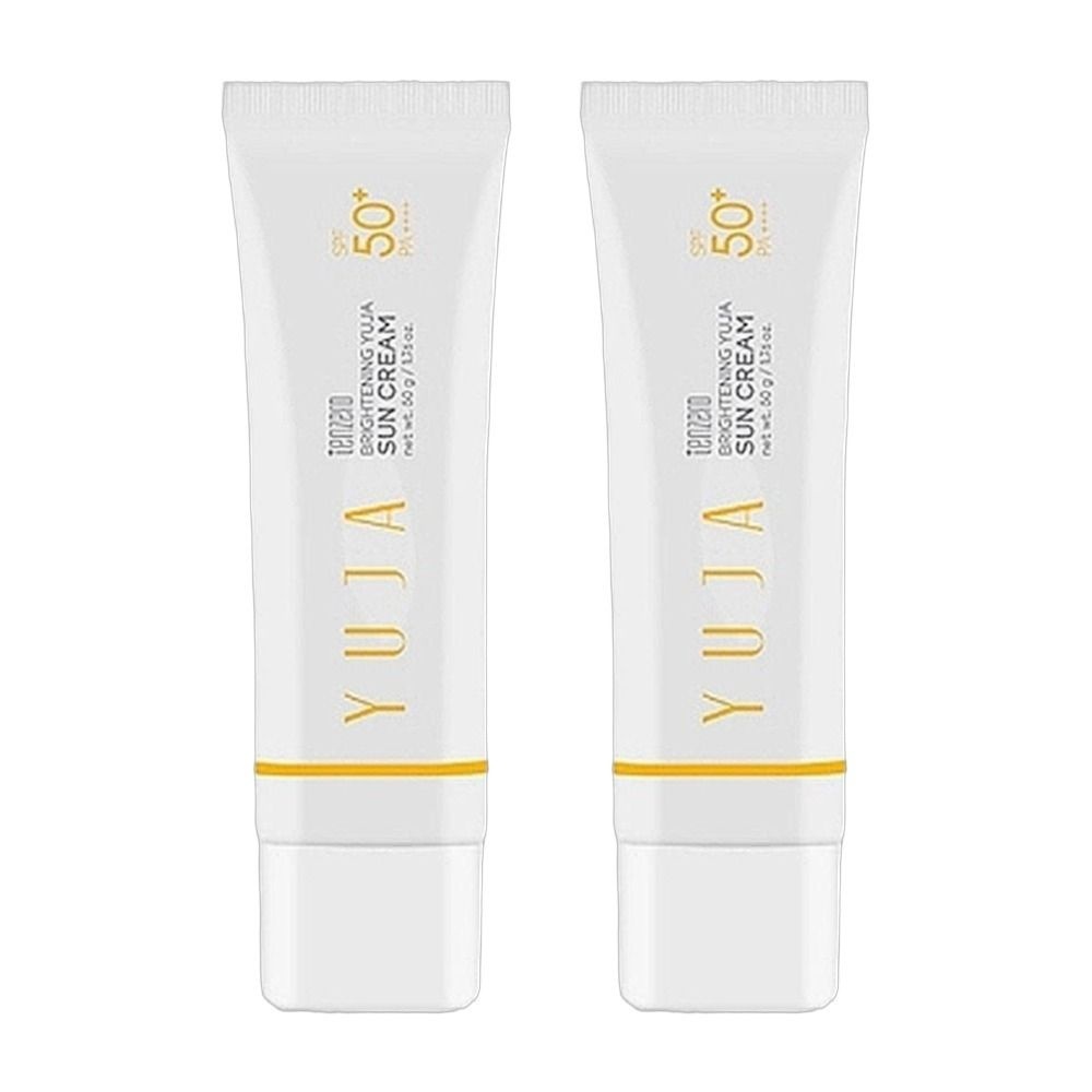 제품 내 별도표기 텐제로 서핑 브라이트닝 유자 선 크림 50g 2개 온가족 화잘먹 백탁없는 톤업 선크림