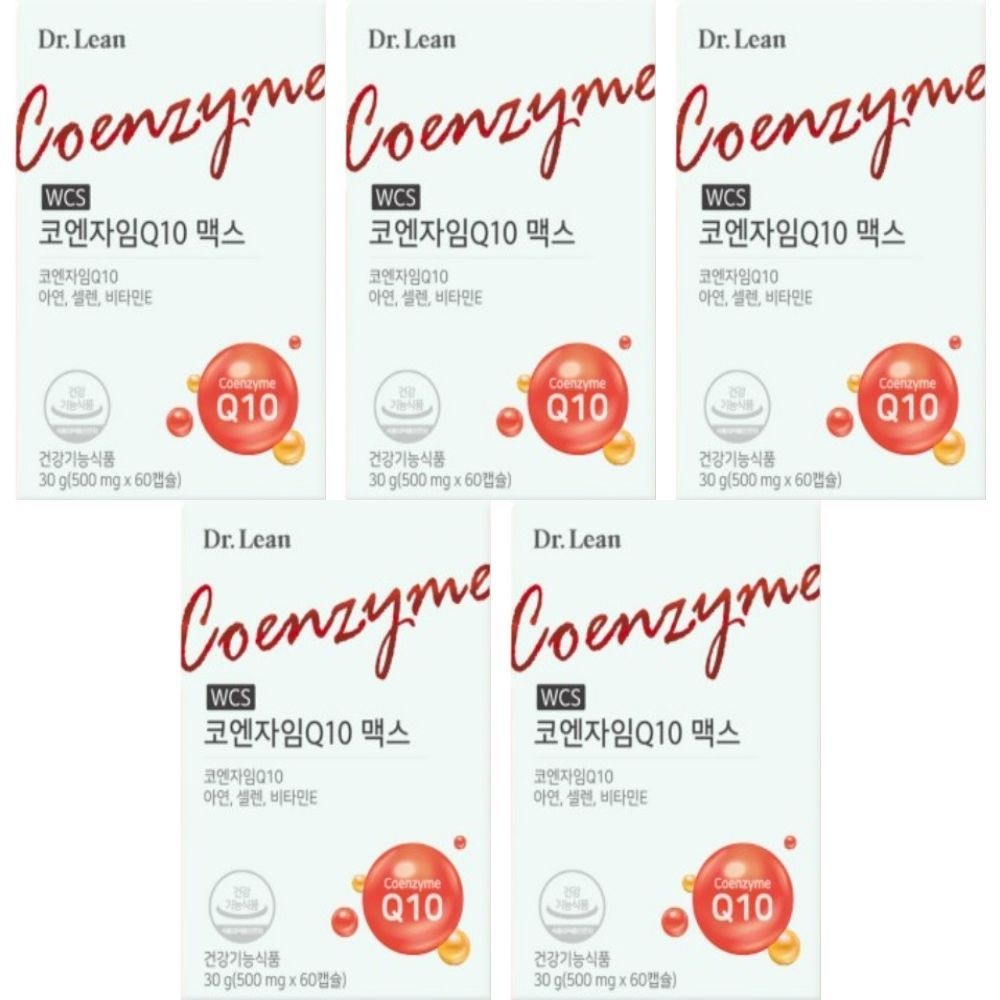 닥터린 코엔자임Q10 맥스 500mg x 60캡슐, 5박스