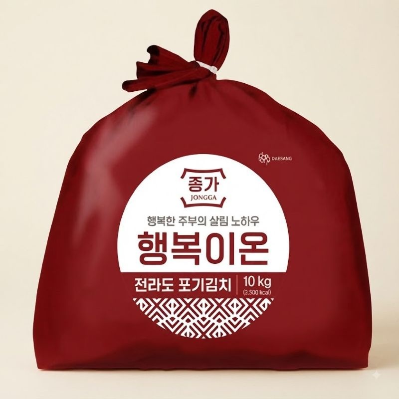 87. 종가 행복이온 포기김치 10kg