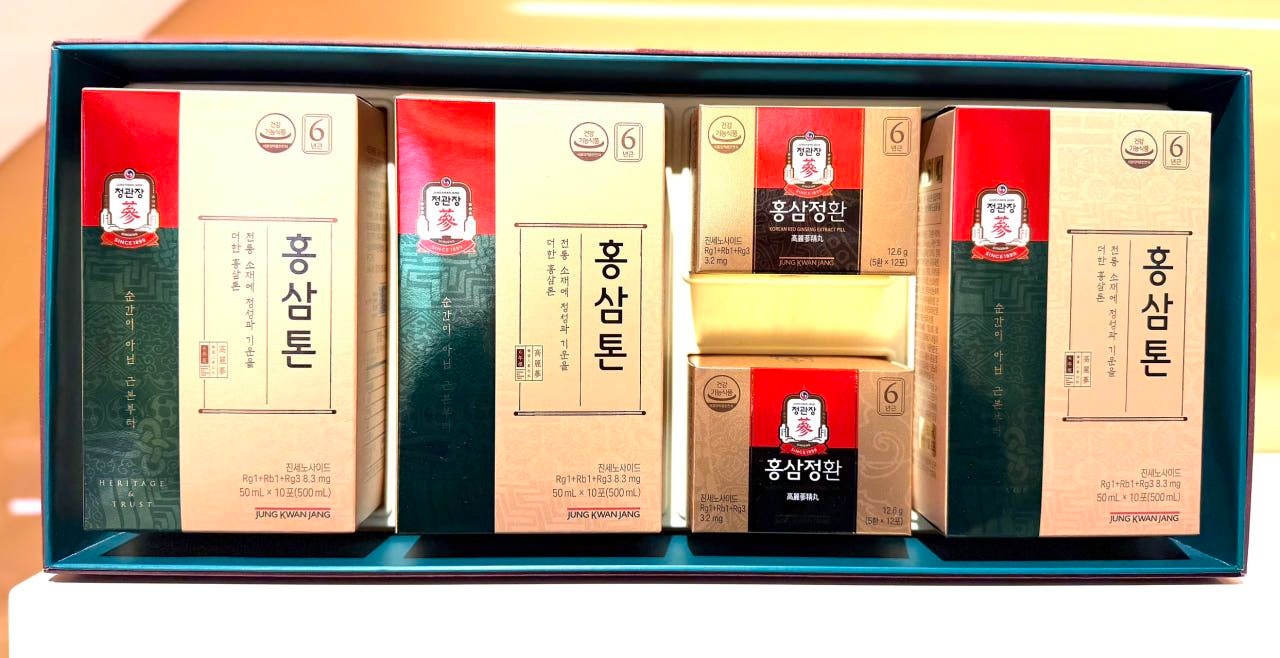 정관장 다보록 감사 온 편 (홍삼톤 30포, 홍삼정환 24환)