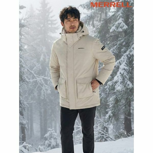 (현대Hmall) [하프클럽/머렐]웜바운드 헤비 덕 다운 점퍼 베이지 MLU2D4DW1907-BEI