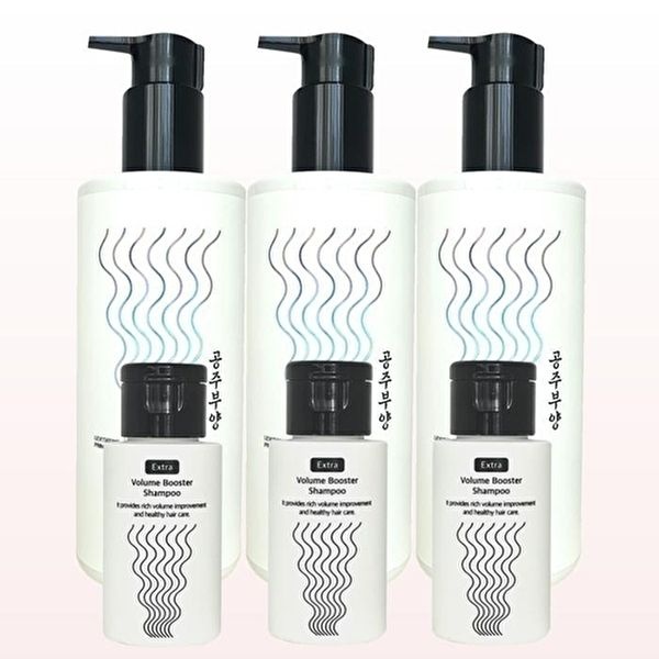 [셀러허브 1]가히 공주부양 공중부양 샴푸 볼륨부스터 샴푸 500ml 3개+30ml 3개 (45898684)