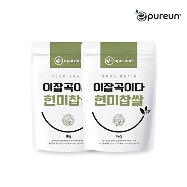 이쌀이다 [이쌀이다][이잡곡이다] 국산 현미찹쌀 1kg x 2봉