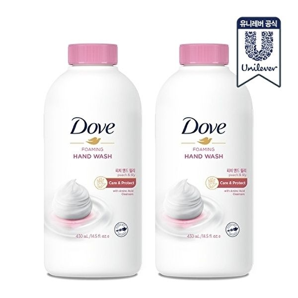 도브 [도브]포밍 핸드워시 피치 리필 430ml x 2개