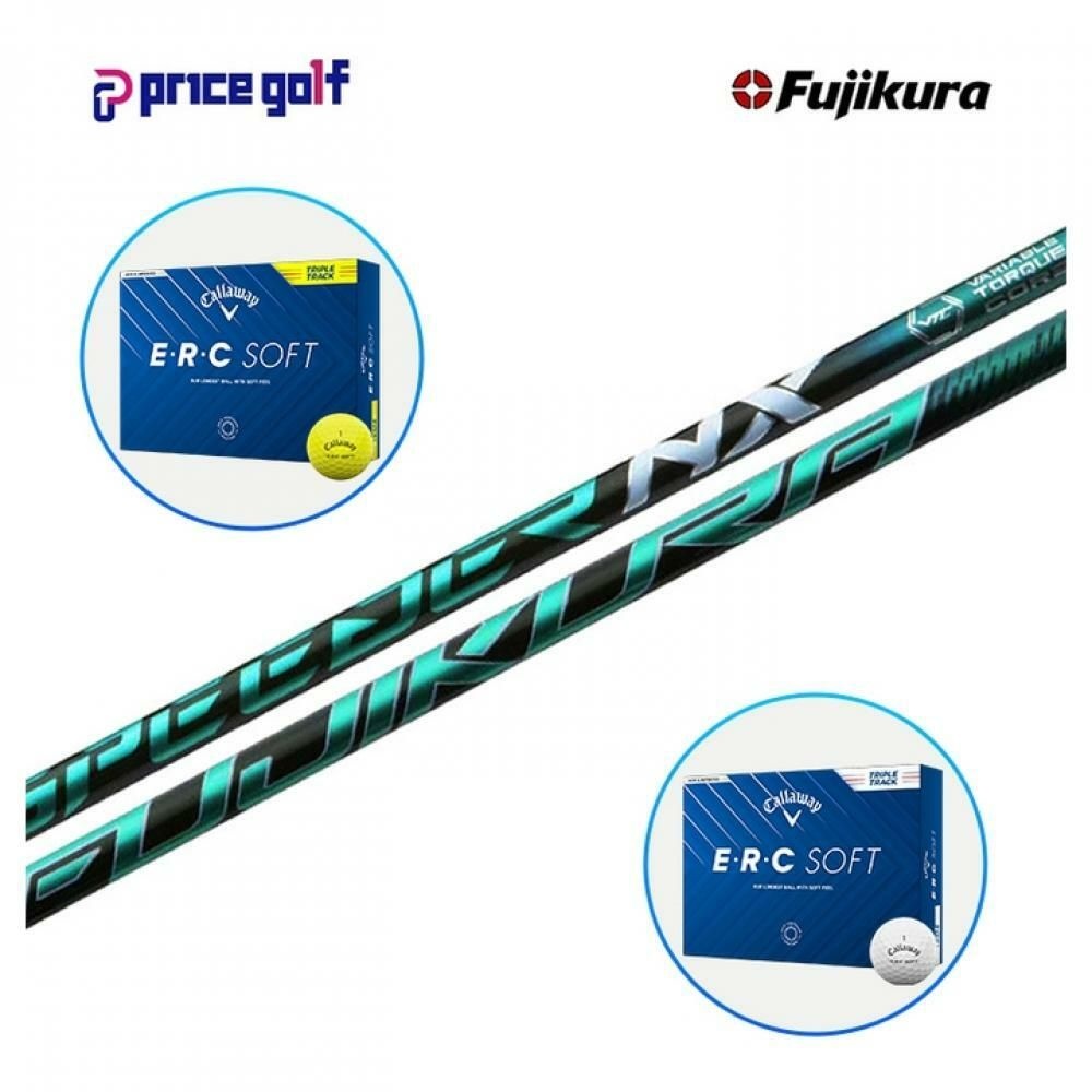 (현대Hmall) 정품 후지쿠라 스피더 NX 그린 드라이버 샤프트 GolfPride 그립+슬리브 피팅+ERC 소프트