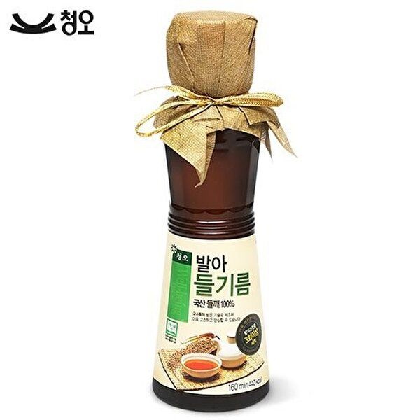 [청오][구수함愛] 국산 발아 들기름 160ml