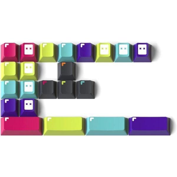 [해외] DROP 드롭 MiTo GMK Pixel 커스텀 키캡 세트 더블샷 체리 프로파일 MX 스타일 기계식 키보드 호환 장식 키트 블랙 312211