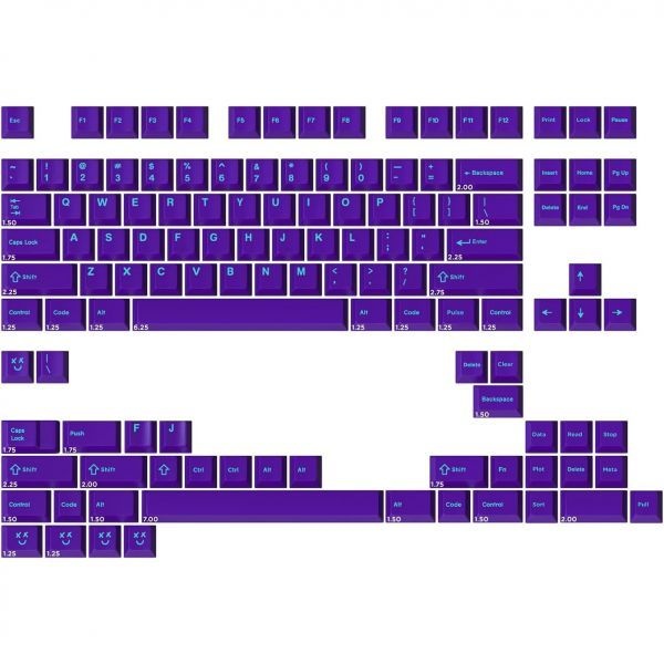[해외] DROP 드롭 MiTo GMK Pulse 커스텀 기계식 키보드 키캡 세트 125키 더블샷 체리 프로파일 40% 60% 65% TKL 레이아웃 등 호환