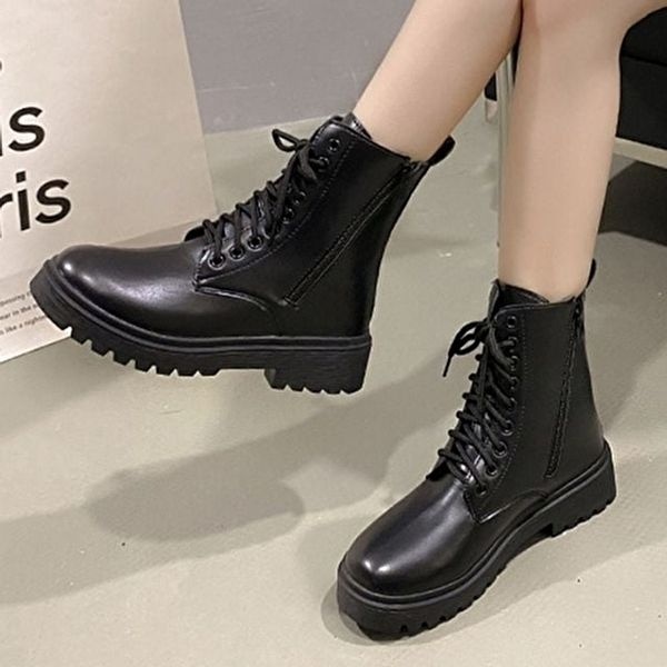[엄지척]하이 485IUW52 레이스업 사이드지퍼 워커부츠