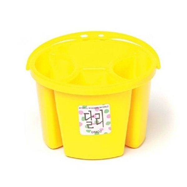 고품질 달리 물통 소 4칸 미술 팔레트 파래트 미술용품 붓세트 W77905B