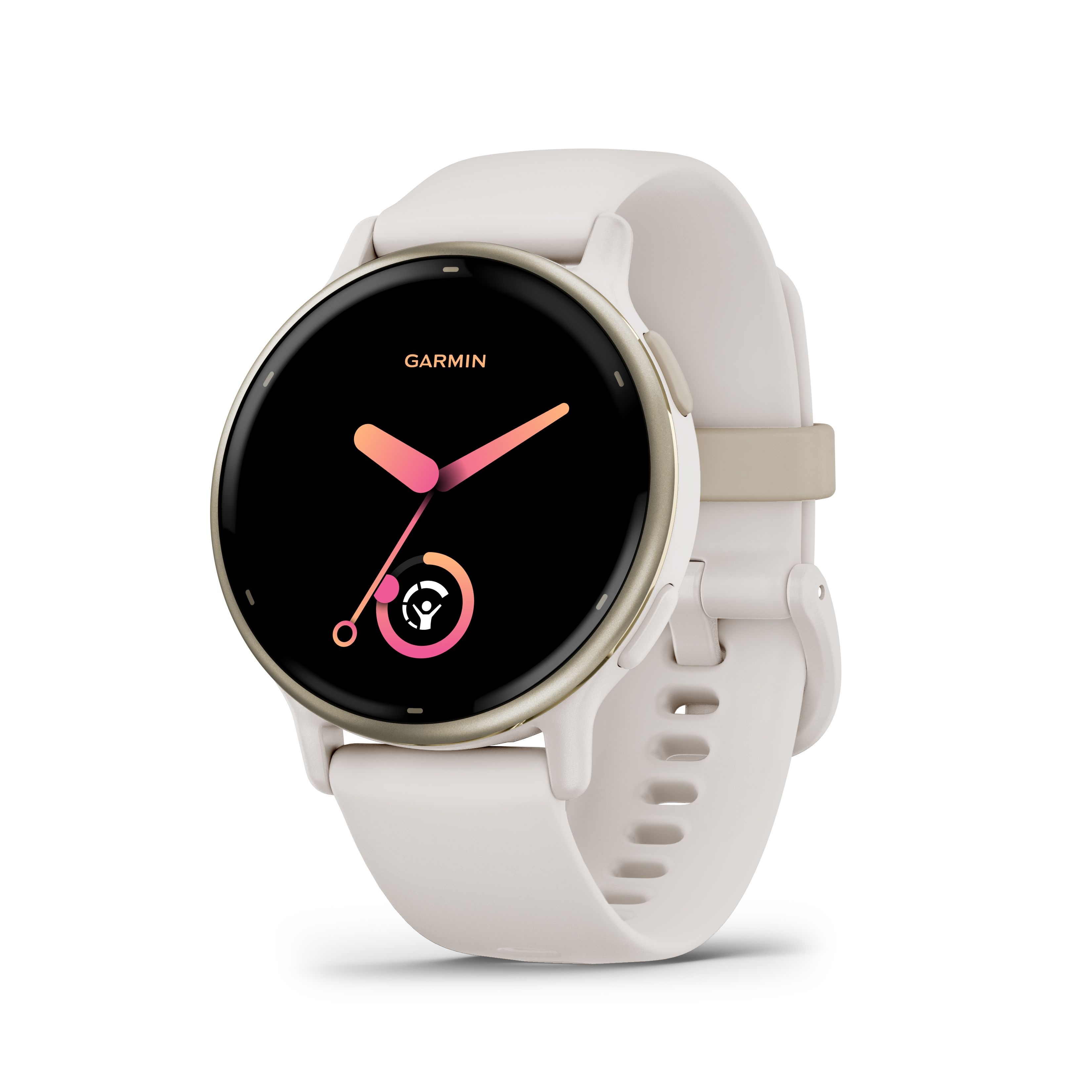 가민 비보액티브 5 웰니스 GPS 스마트워치 아이보리/크림골드, 42mm