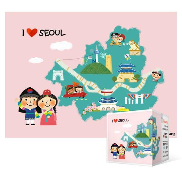 (현대Hmall) 아트박스/퍼즐사랑 108피스 직소퍼즐 / 행복의 도시 서울 (미니)