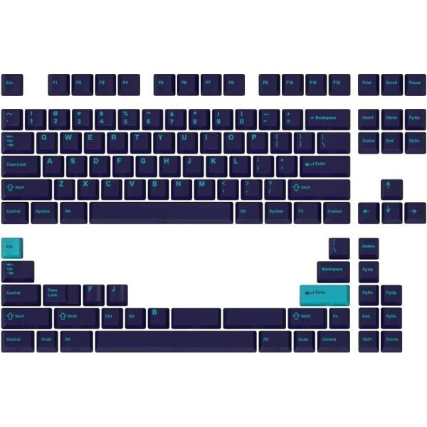 [해외] DROP 드롭 MiTo GMK 레이저 커스텀 기계식 키보드 키캡 세트 120키 더블샷 체리 프로파일 60% 65% TKL 레이아웃 등 호환