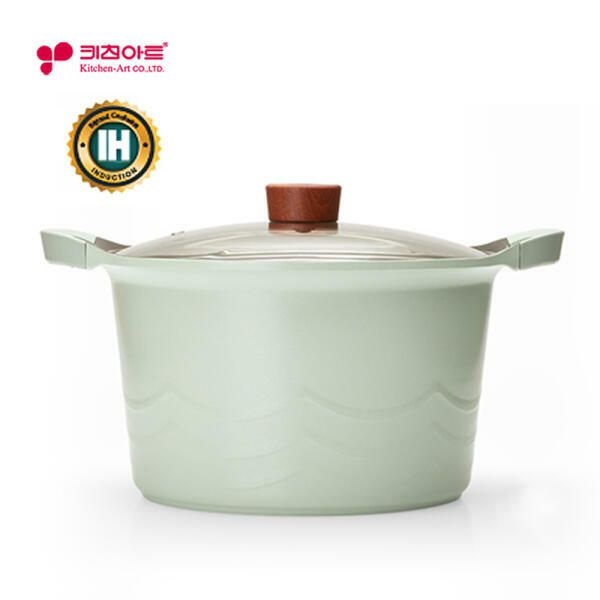 (현대Hmall) 아트박스/키친아트 키친아트 홈앤 IH 인덕션 세라믹 냄비 26cm 곰솥