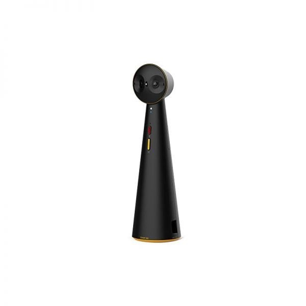 IPEVO [해외] IPEVO Totem 180 4K 파노라마 화상 회의 카메라 180° 120° 시야각 프리미엄 웹캠 전체 공간 커버 AI 자동 프레임 노이즈