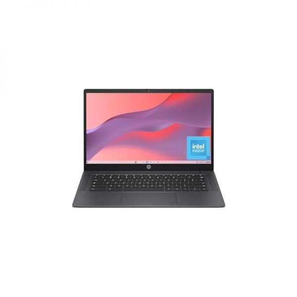 HP [해외] HP 크롬북 14인치 노트북 HD 디스플레이 인텔 N100 프로세서 8GB RAM 128GB UFS UHD 그래픽 크롬 OS 칠판 회색 14a nf0099nr 25037